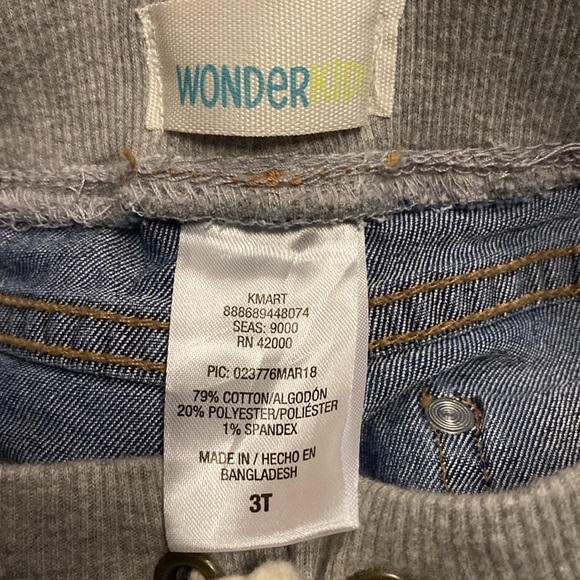 Wondernation 3t drawstring jeans - Picture 3 of 3